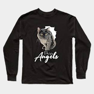 Cat angels Long Sleeve T-Shirt